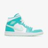 Secret Sneaker Store Online Nike Air Jordan1 Mid Wmns Washed Teal Marine Blue | Nike