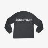 Secret Sneaker Store Online Fog Essentials 2019 Reflective Logo Long Sleeve Black | Streetwear