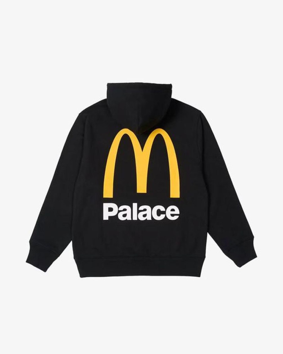 Secret Sneaker Store Online Palace X Mcdonald'S Logo Hoodie Black | Streetwear