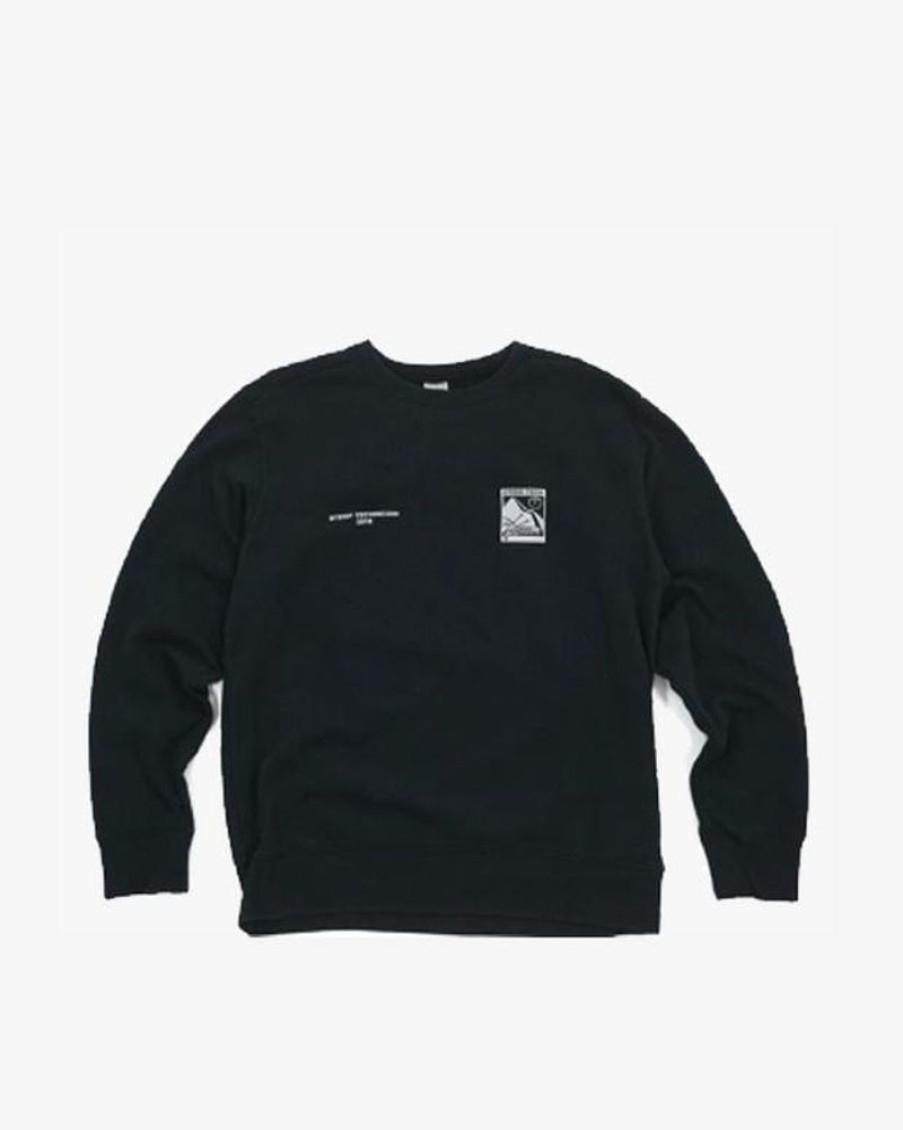 Secret Sneaker Store Online Supreme X Tnf Ss16 Steep Tech Black Crewneck - | Streetwear