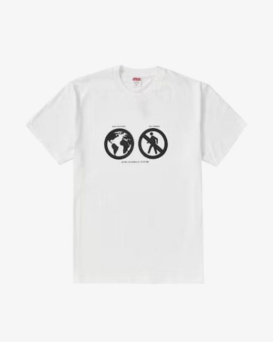 Secret Sneaker Store Online Supreme Save The Planet Tee White - | Streetwear