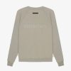 Secret Sneaker Store Online Fog Essentials Ss21 Silicon Applique Logo Moss Crewneck | Streetwear