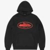 Secret Sneaker Store Online Corteiz Alcatraz Hoodie Black Red | Streetwear